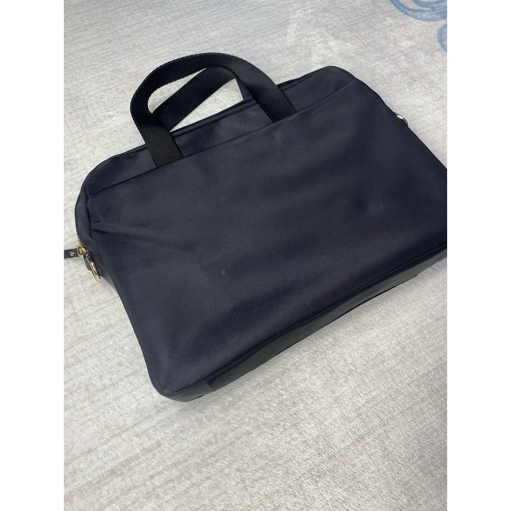Kate Spade Uni Slim Laptop Commuter Bag Classic Black Nylon Computer Work School